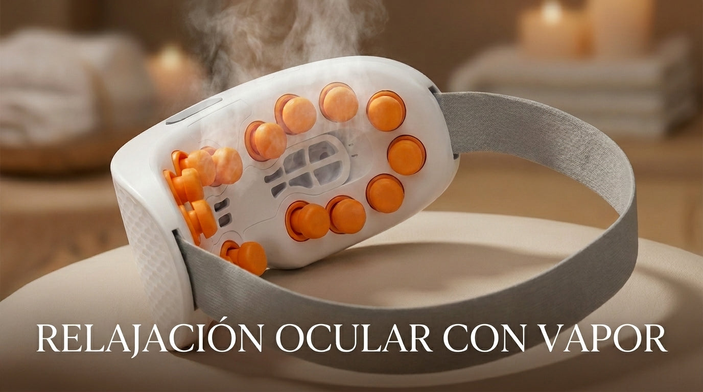 Masajeador de ojos SERENO con calor y vapor
